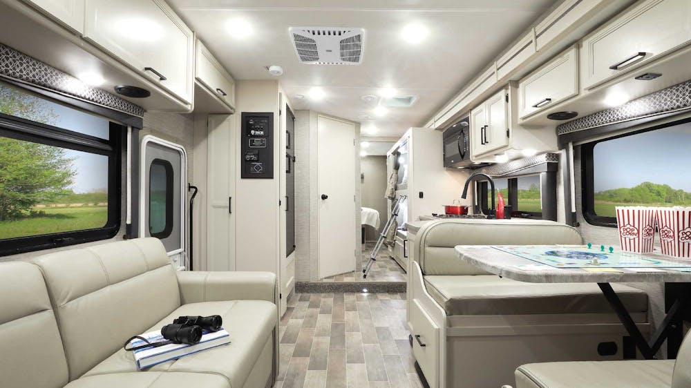 2022 Thor Chateau Class C RV 31E Front to Back - Home Collectionâ„¢ Estate Grey Ivory Coast Cabinetry