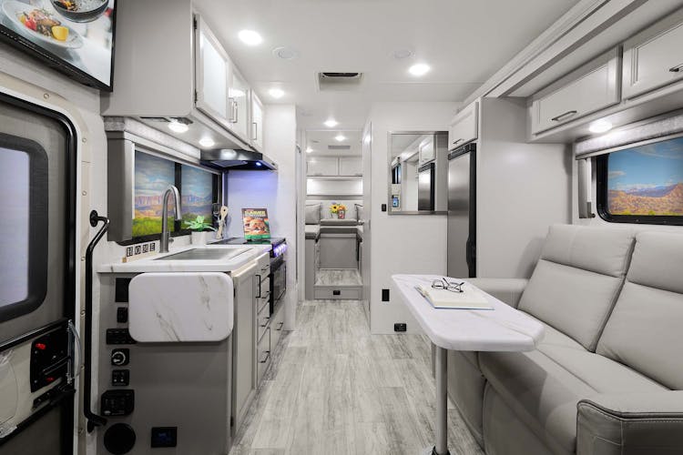 2025 Chateau Sprinter 24LV Aspen Gray with Coastline Grey front to back