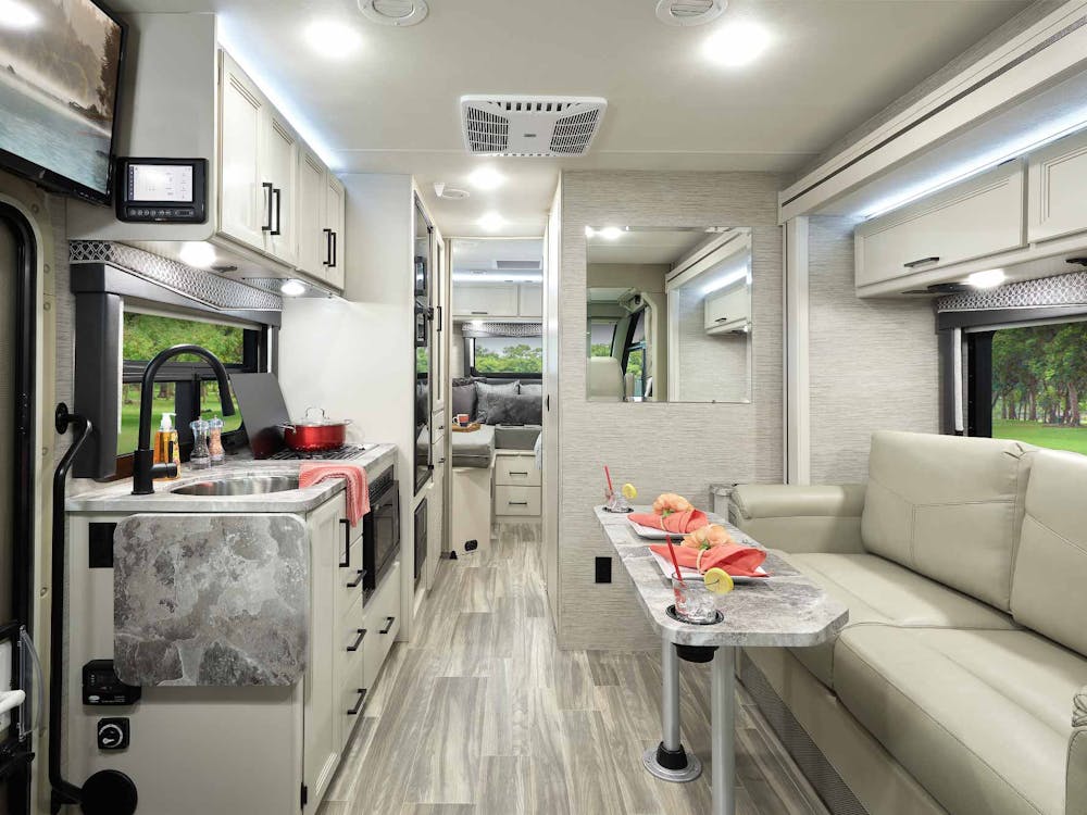 2022 Thor Axis Class A RV 24.1 Front to Back - Home Collection Estate Grey