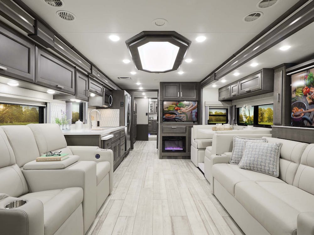 2024 Aria 3901 in Mondavi with Wyndham cabinetry front to back
