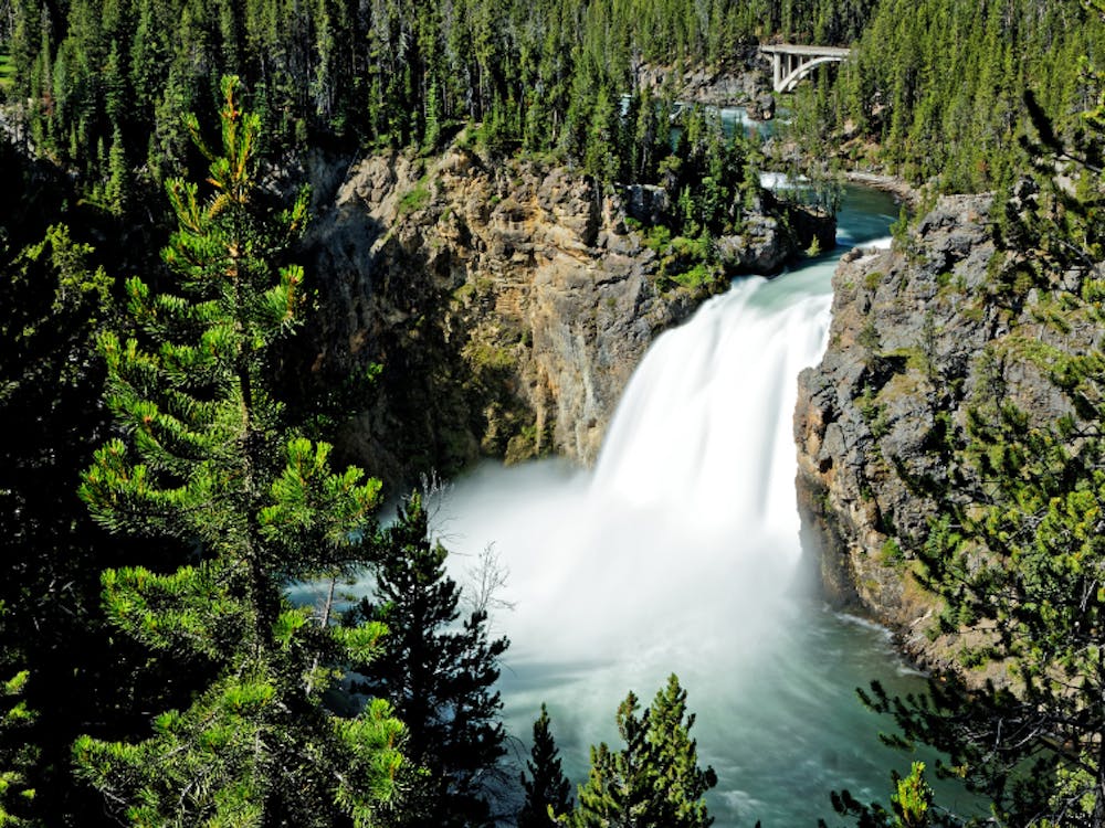 Upper Falls of the Yellowstone River in Wyoming blog photo